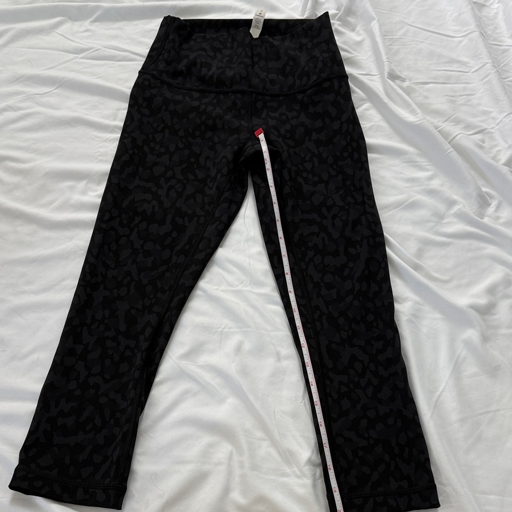 lululemon athletica Black Subtle Animal Print Leggings